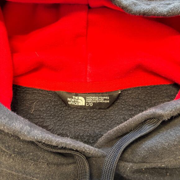 The North Face  Hoodie Sweatshirt Black Womens‎ L TNF Olympic National Flags - Picture 3 of 7